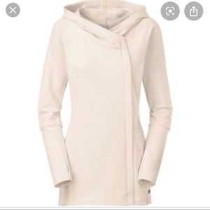 The North Face long zip up sweater